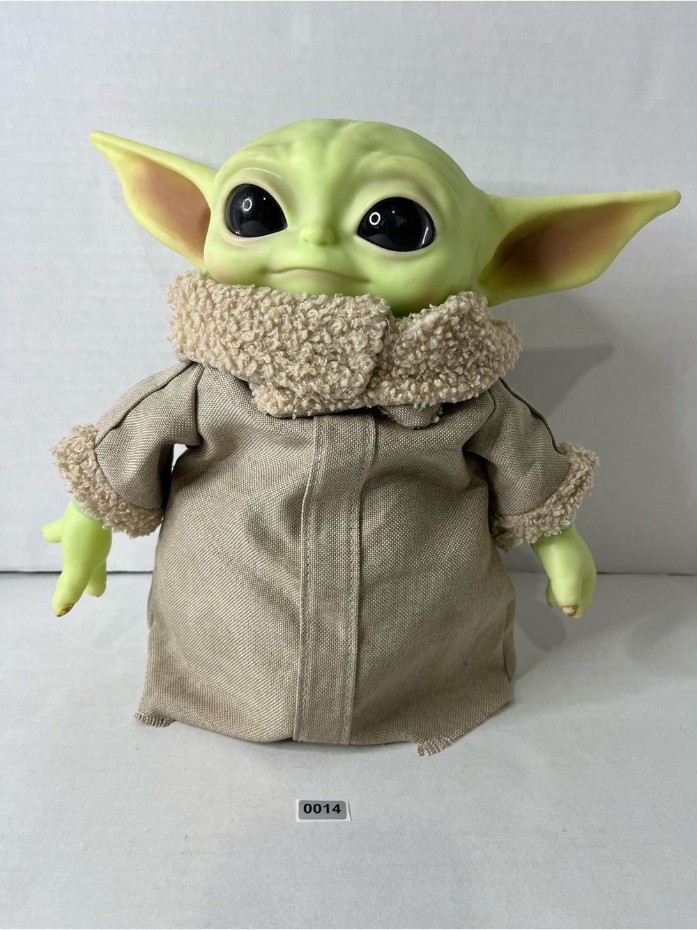 Star Wars The Child Plush Figure in Beige Coat - Green Head